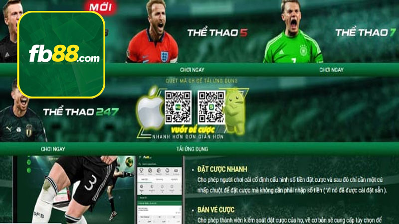 Khám phá sảnh thể thao FB88 với nhiều trò chơi thú vị